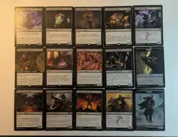 MTG Demons- Black/Red. 13 cards plus 2 tokens. Magic the Gathering Demon lot - Image 1