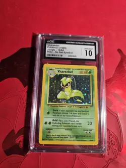 CGC 10 Victreebel No Symbol Holo 14/64 Jungle Pokemon Card - Image 1