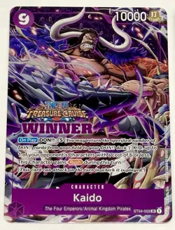 2023 One Piece Kaido Winner (5x) Cards Vol. 5 Treasure Cruise Foil ST04-003 - Image 5
