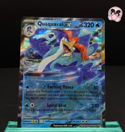 9x Pokemon Cards Quaxly Quaxwell Quaquaval Lot - Holo Ultra Rare EX Promo TCG - Image 4