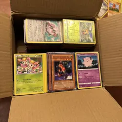 Box Of Bulk Pokemon And Yugioh Cards (5 Pounds) - Image 1