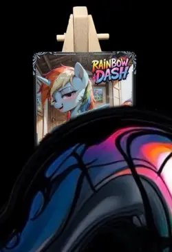 Rainbow dash waifu card - Image 1
