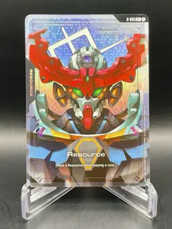 Resource (GQuuuuuuX) R-015 C+ Dual Impact Textured Foil Gundam Card Game NM/M - Image 1
