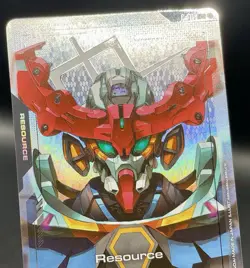 Resource (GQuuuuuuX) R-015 C+ Dual Impact Textured Foil Gundam Card Game NM/M - Image 3