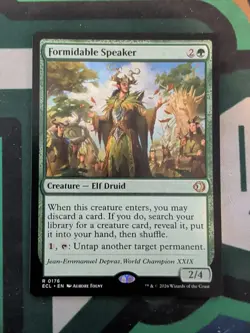 Formidable Speaker NM #176 Regular MTG Lorwyn Eclipsed - Image 1