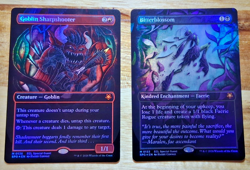 MTG SPECIAL GUEST: BITTERBLOSSOM RARE FOIL #133 & GOBLIN SHARPSHOOTER FOIL #136 - Image 1