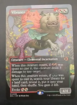 Vibrance (Borderless) Lorwyn Eclipsed MTG Regular Near Mint - Image 1