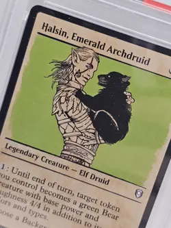 PSA 9 Halsin, (Showcase) Commander Legends: Battle for Baldur's Gate MTG - Image 2
