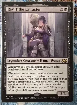 Rev, Tithe Extractor Anime, Foundations Jumpstart. Regular, #45, MTG. MINT - Image 1