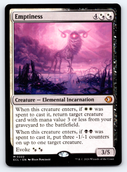Emptiness - Lorwyn Eclipsed MTG - Image 1