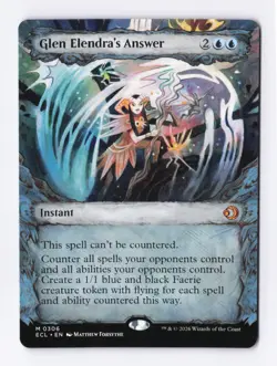 Glen Elendra's Answer (Showcase) 0306 (M) MTG Lorwyn Eclipsed (ECL) - Image 1