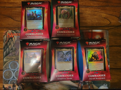 WOTC MTG Ikoria Commander Decks set of 5 new sealed English Rudy 630509943586 - Image 1