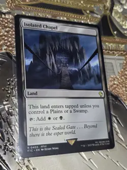 Magic the Gathering Isolated Chapel R Commander: FINAL FANTASY 405 NM - Image 1