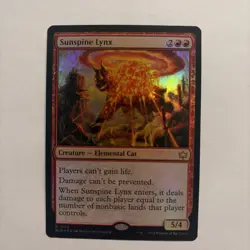 Sunspine Lynx (Foil) | 155 | Bloomburrow | Magic the Gathering - Image 1