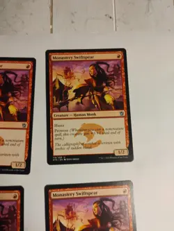 4 X Monastery Swiftspear, English Khans of Tarkir MTG Magic - Image 3