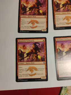 4 X Monastery Swiftspear, English Khans of Tarkir MTG Magic - Image 5