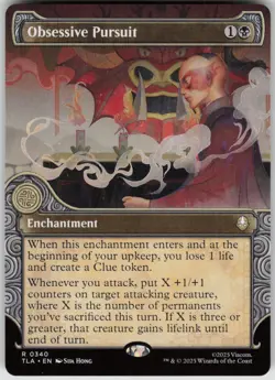 MTG Obsessive Pursuit (Showcase) Normal NM Avatar: The Last Airbender Magic 340 - Image 1