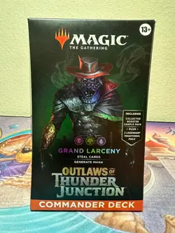 MTG Magic the Gathering Outlaws of Thunder Junction Grand Larceny Commander Deck - Image 1