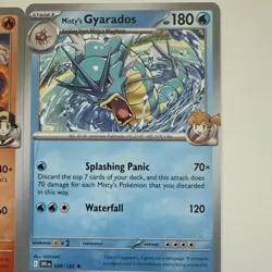 Pokemon Destined Rivals 3x NON-Holo Rares - typhlosion/tyranitar/gyarados - Image 3