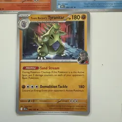 Pokemon Destined Rivals 3x NON-Holo Rares - typhlosion/tyranitar/gyarados - Image 4