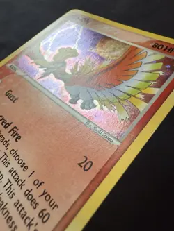 Ho-Oh 27/115 Pokemon Unseen Forces Cosmos Holo LP - Image 3