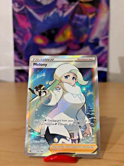 Melony - 195/198 - Pokemon Chilling Reign Sword & Shield Full Art Rare Card NM - Image 1