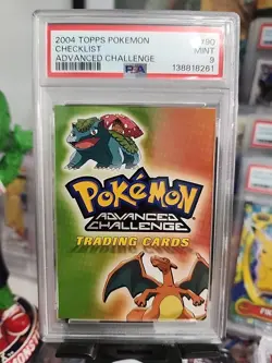 Topps 2004 Pokemon Advanced Challenge Checklist #90 - Image 1