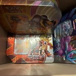 Pokemon TCG Paradox Destinies Art Tin Set New And Sealed (Lot Of 3) - Image 1