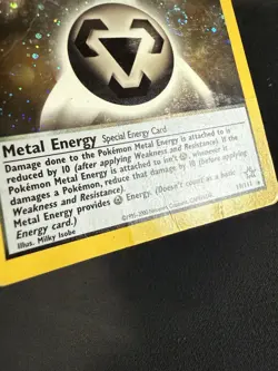 Metal Energy 19/111 Pokemon Neo Genesis Holo DMG - Image 5