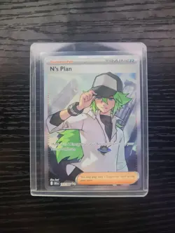 163/086 N’s Plan IR BLACK BOLT POKEMON TCG TRAINER - Full Art Illustration Rare - Image 1