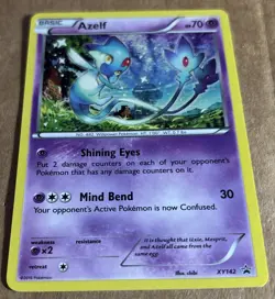 Pokemon TCG Azelf XY142 Black Star Promo Holo NM - Image 2