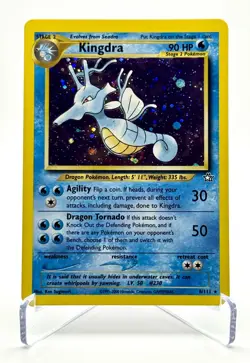 2000 Pokemon TCG Neo Genesis Kingdra 8/111 Holo Rare Vintage WotC - Image 1