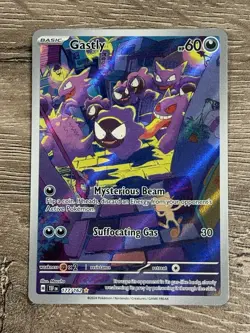 Pokemon TCG: Gastly 177/162 - SV05: Temporal Forces - Illustration Rare - Image 1
