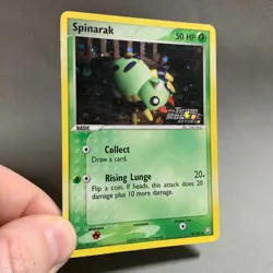 Spinarak 78/109 EX Team Rocket Returns REVERSE HOLO Stamped Common Pokemon LP- - Image 3