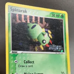 Spinarak 78/109 EX Team Rocket Returns REVERSE HOLO Stamped Common Pokemon LP- - Image 4