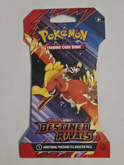Pokemon TCG Destined Rivals Sleeved Booster Pack Factory Sealed New Random Art - Image 1