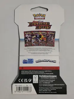 Pokemon TCG Destined Rivals Sleeved Booster Pack Factory Sealed New Random Art - Image 2