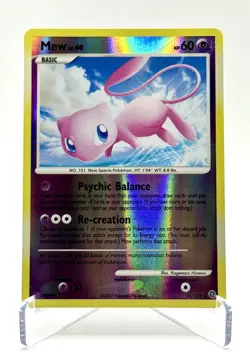 2007 Mew LV40 15/132 Reverse Holo Secret Wonders Pokemon TCG Rare - Image 1