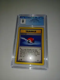 Pokemon Jungle Poke Ball Trainer 1999 1st Edition CGC 9 Mint - Image 1