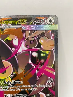 Mega Lopunny ex Special Illustration Rare Pokemon TCG Phantasmal Flames 128/094 - Image 3