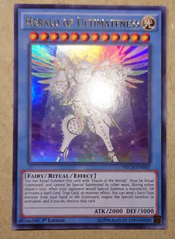 Herald Of Ultimateness NECH EN045 Ultra Rare 1st Edition Yugioh - Image 1