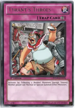 Yugioh - Tyrant's Throes PHSW-EN076 1st Edition - Photon Shockwave - Image 1