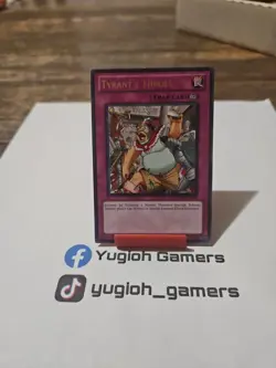 Yu-Gi-Oh Tyrant's Throes PHSW Unlimited Rare Played - Image 1