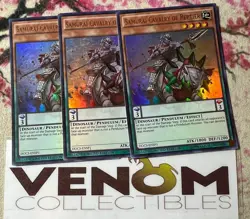 3x (M/NM) Samurai Cavalry of Reptier DOCS-ENSP1 Ultra Rare Limited Ed. YuGiOh - Image 1