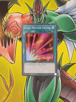 Yu-Gi-Oh! Fairy Meteor Crush PSV-EN063 25th Super Rare Unlimited NM - Image 1
