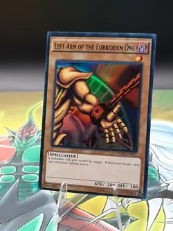 Yu-Gi-Oh! Left Arm of The Forbidden One YGLD-ENA21 Ultra Rare Unlimited Ed LP/NM - Image 2