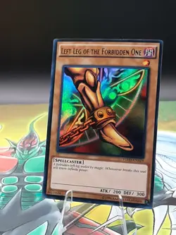 Yu-Gi-Oh! Left Leg of The Forbidden One YGLD-ENA19 Ultra Rare Unlimited Ed NM - Image 2