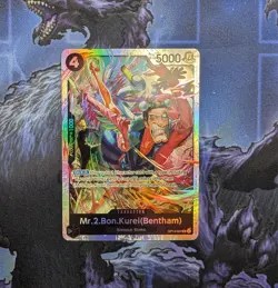Mr.2.Bon.Kurei (Bentham) - OP14-091 - Super Rare - One Piece CCG - NM - Image 1