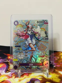 Uta (SP) OP02-120 Awakening of the New Era Foil ( Alt Art ) NM ENGLISH - Image 1