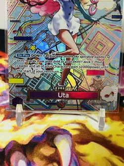 Uta (SP) OP02-120 Awakening of the New Era Foil ( Alt Art ) NM ENGLISH - Image 4